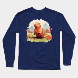 capybara Long Sleeve T-Shirt